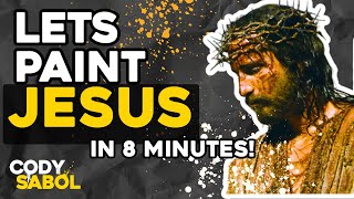 Painting Jesus in just 8 Minutes!
