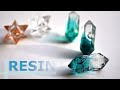 【100均レジン】DAISO新商品！水晶に入ってそうな柄、あれでいれてみた！crystal | resin