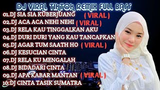 DJ SIA SIA KU BERJUANG REMIX TERBARU 🎧 ACA ACA NEHI NEHI REMIX FULL ALBUM 2021