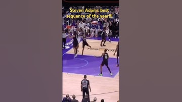 Steven Adams best sequence of the year!!! #nba #stevenadams #houstonrockets