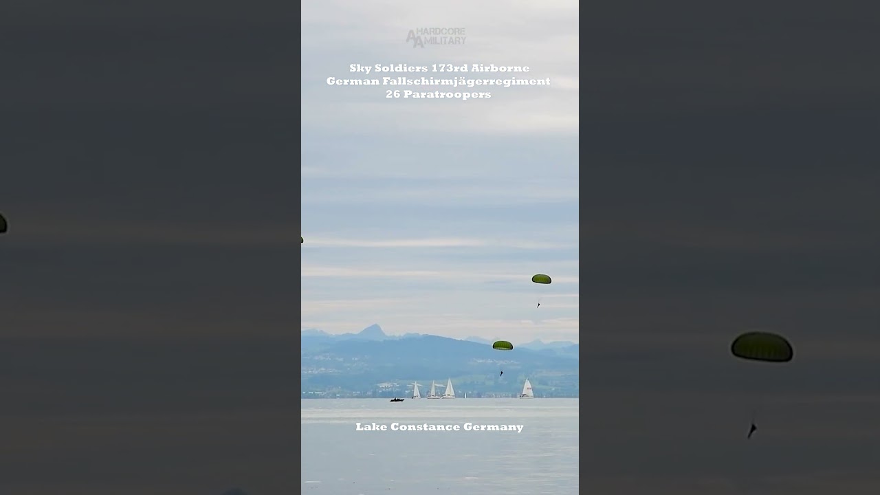 U.S. & German Army Paratroopers Airborne Operation 🪂💯 