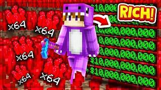 INSANE MONEY FARM UPGRADE makes BILLIONS on MINECRAFT GENS SERVER | New Minecraft Tycoon Gens Server
