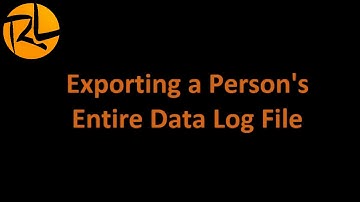 Exporting a Person