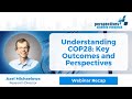 Explore the Outcomes of COP28 with Axel Michaelowa