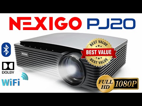 Wow! Nexigo PJ20 LCD 1080p Projector - Crystal Clear Dolby Sound