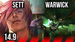 SETT vs WARWICK (TOP) | 10/2/4, Legendary | EUW Master | 14.9