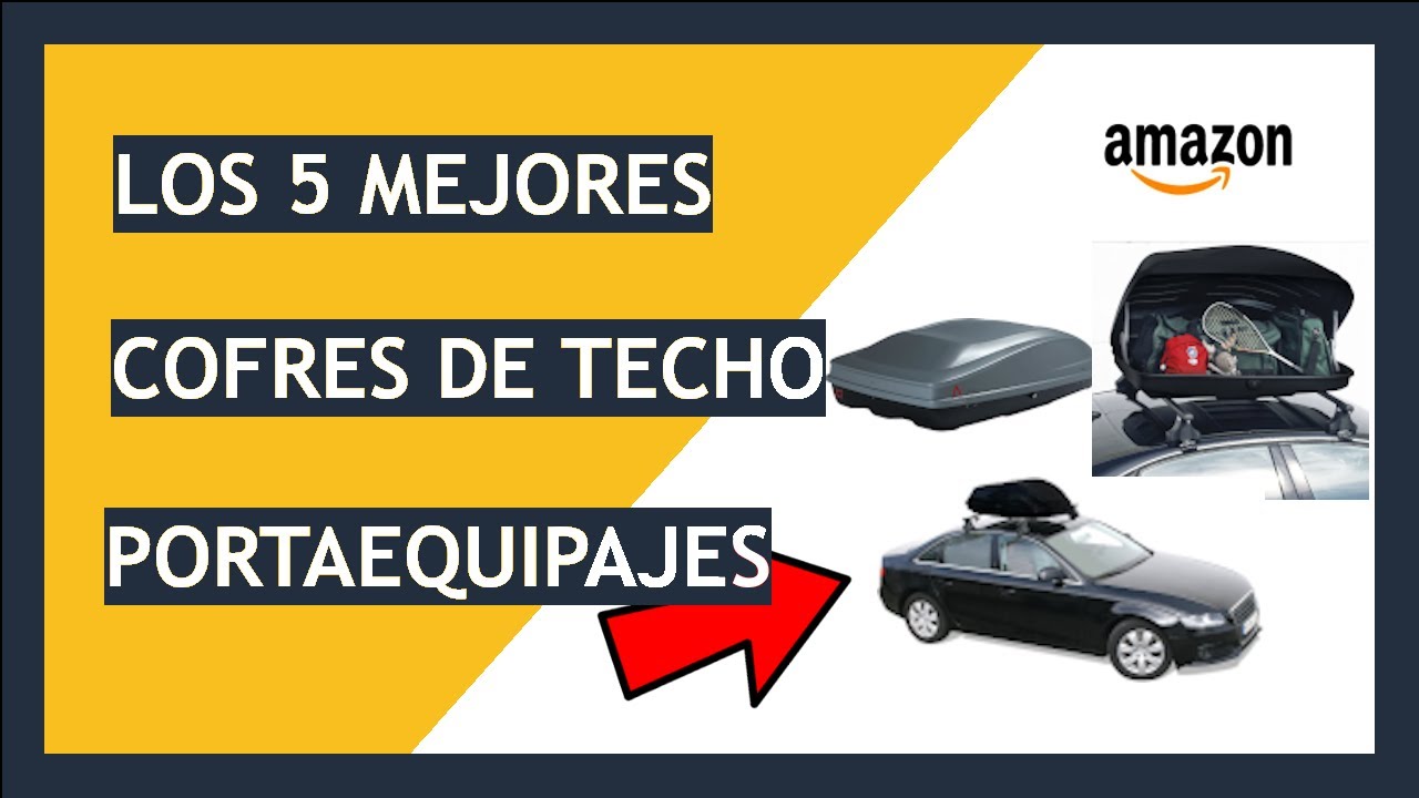 🚗 TOP 5 Mejores COFRES de TECHO para COCHE 🧰 (Portaequipajes, baúl) de   