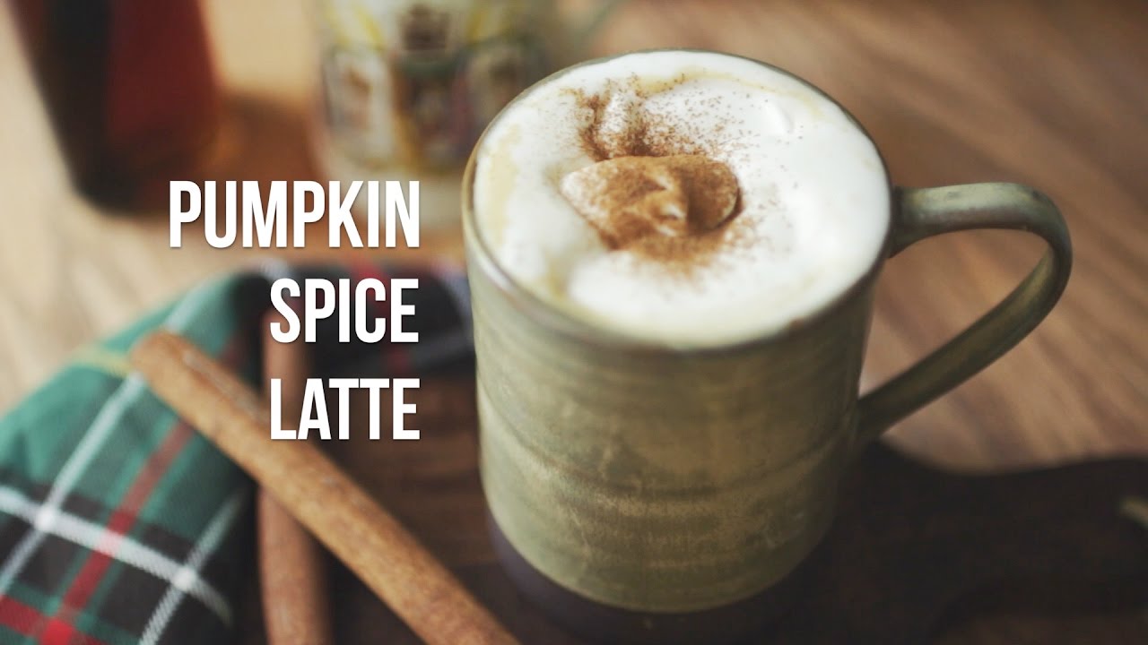 Pumpkin spice latte / 단호박 라떼 (펌킨스파이스 라떼) - YouTube