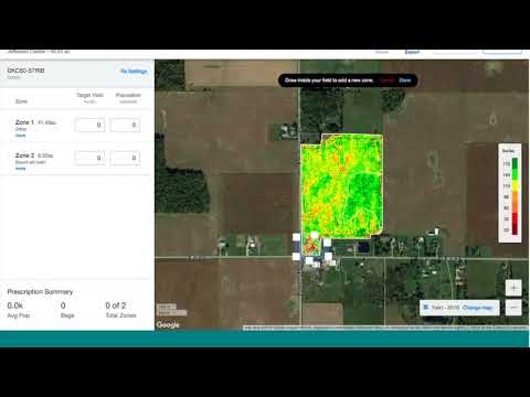 How to create manual variable rate fertility and seeding prescriptions in Climate FieldView