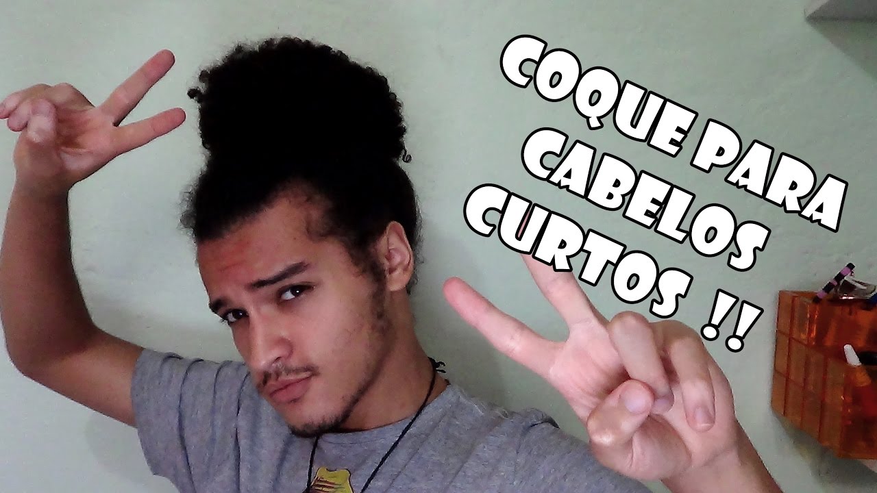 coque samurai masculino cabelo crespo