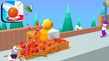 Bounce Dunk ​- All Levels Gameplay Android,ios (Part 176)