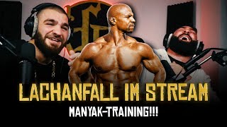 MANYAK-TRAINING! 😂 FAN WILL FOTO in der DUSCHE!? LACHFLASH mit GHAZI 😂 | SINAN-G STREAM HIGHLIGHTS