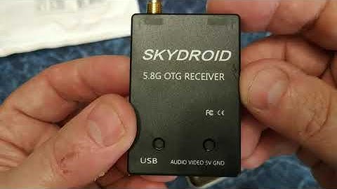 Unboxing: Skydroid 5.8Ghz 150CH  OTG Smartphone FPV Receiver for Android