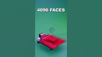 Minecraft 1 Face to 4096 Faces | Amazing CLOTH SIMULATOR #shorts #minecraft #viral