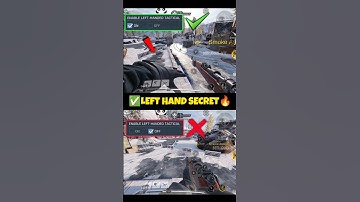😈 Try This New Left Hand Settings Tricks in CODM ✅ #shorts #codm #codmsettings