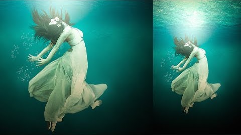 Photoshop Tutorial | How to Under Water girl Photo Manipulation