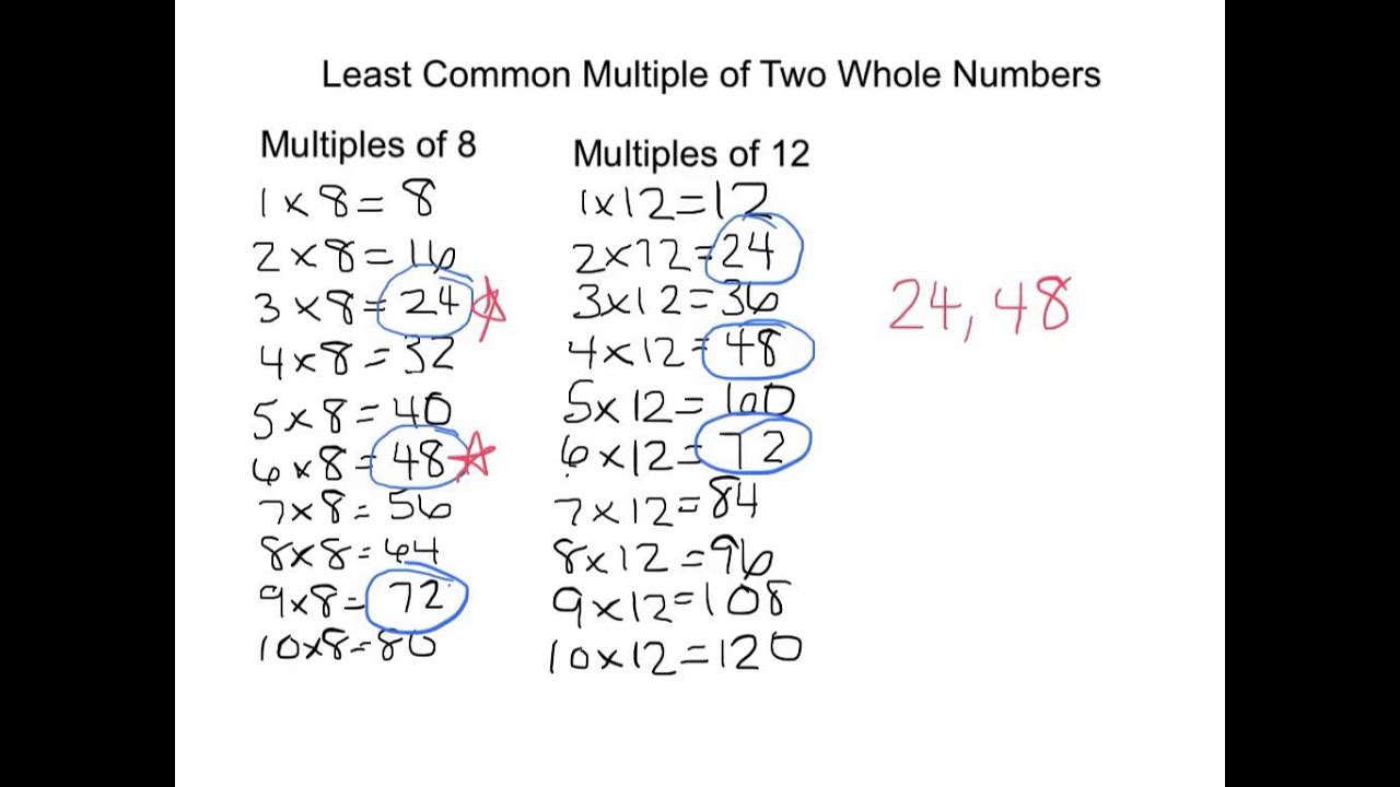 How To Find Lcm Numbers Haiper