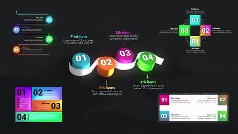 Infographic Animated Lists V6 After Effects Templates