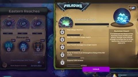 Paladins gen:LOCK - Trials Of The Realm: Eastern Reaches Challenges