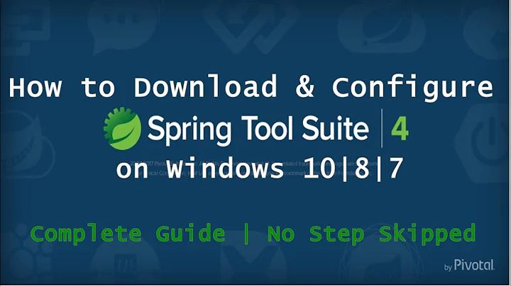How to Download and Install STS Tool Suite on Windows | Spring boot