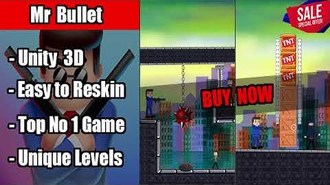 Mr Bullet Game Unity Source Code | Codecanyon Scripts and Snippets
