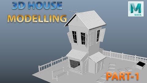 HOW TO MODEL A HOUSE (PART-1) |Autodesk Maya|