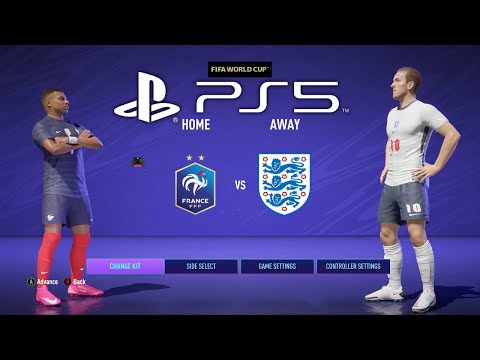 FIFA 21 PS5 FRANCE - ENGLAND | MOD Ultimate Difficulty Career Mode HDR Next Gen