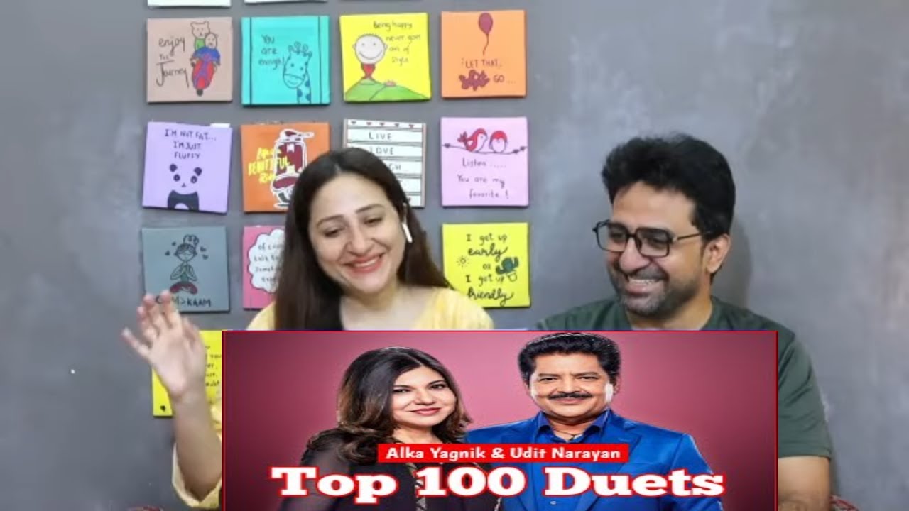 Pakistani Reacts to Alka Yagnik & Udit Narayan || Top 100 Duet Songs || MUZIX