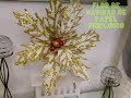 como hacer  flores navideñas de papel fácil y rápido/ ideas de navidad 2019