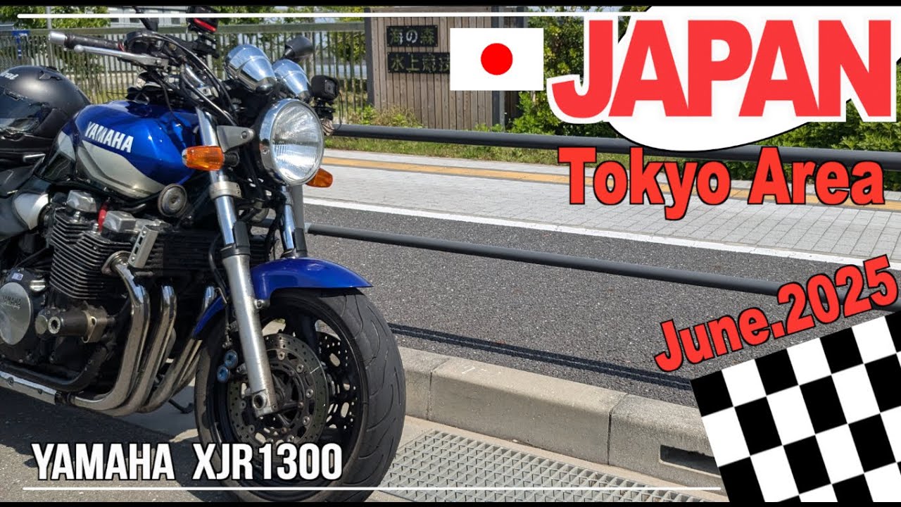 June.2025｜Riding a motorcycle in Tokyo Japan.｜YAMAHA XJR1300
