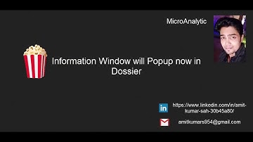 Information Window in Dossier