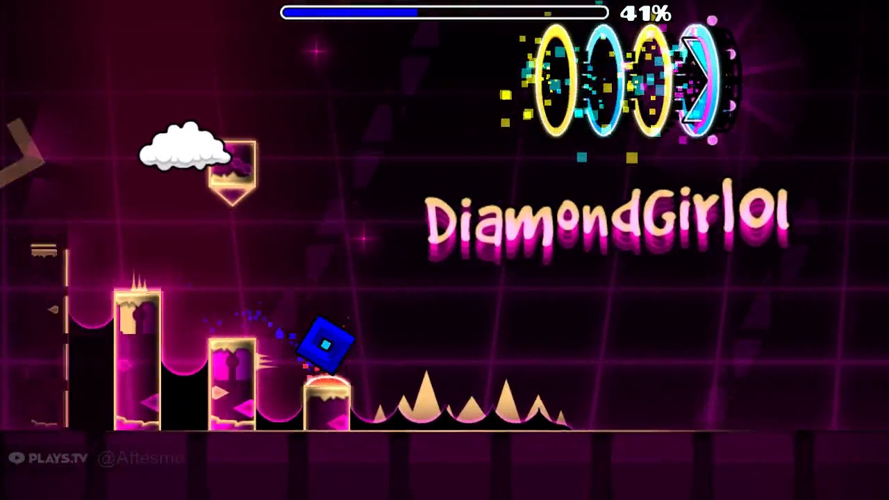 Geometry Dash, TheOriginS by DiamondGirl01 (ALL COINS)