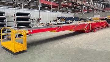 Moveable Telescopic Belt Conveyor #manufacturing #container #unloading #trailer #warehouse #extend