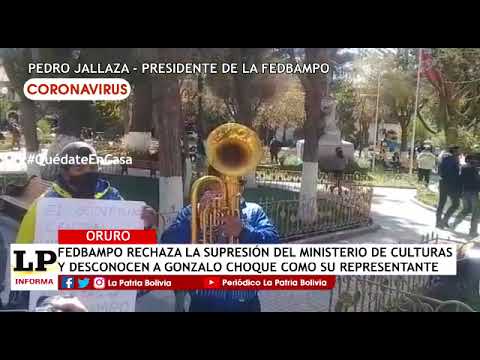 Presidente de la Fedbampo rechaza la eliminación del Ministerio de Culturas.