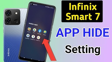 How to lock & hide apps in Infinix smart 7 | Infinix smart 7 app hide setting kaise kare