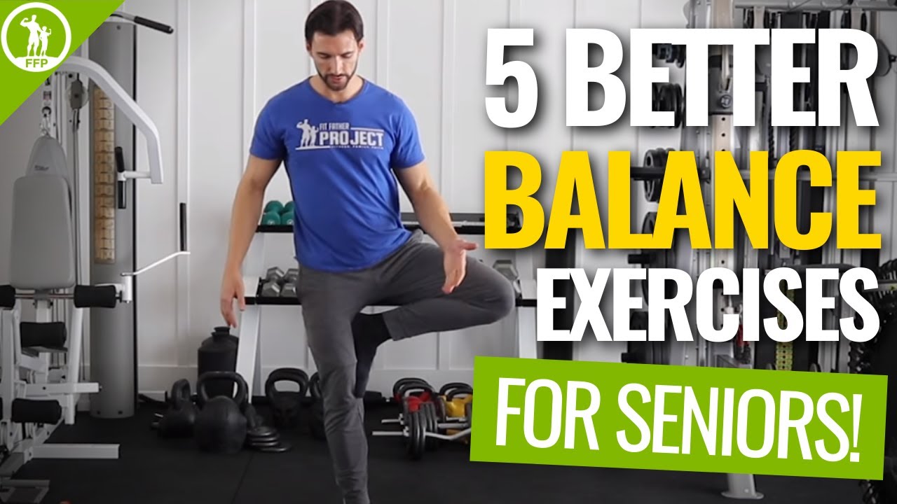 Better Balance Exercises For Seniors (Fall Prevention!) 