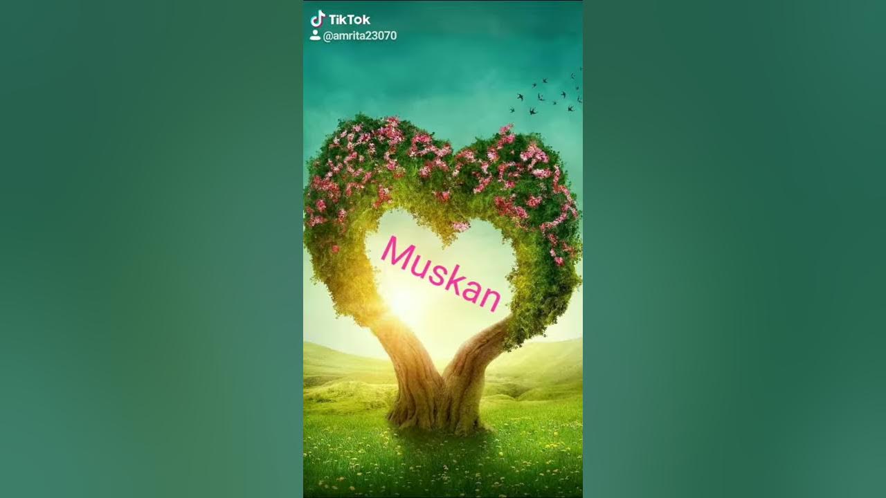 Muskan name wallpapers DPS and tatoos - YouTube