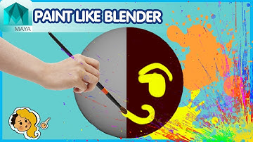 How to 3D Paint in MAYA FAST and EASY