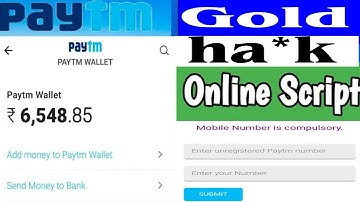 Paytm Add Money Online script Unlimited Money Addd