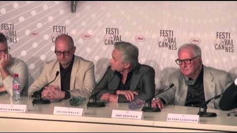 Michael Douglas Tears Up at Cannes