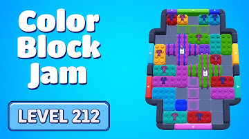 Color Block Jam Level 212 Solution Walkthrough