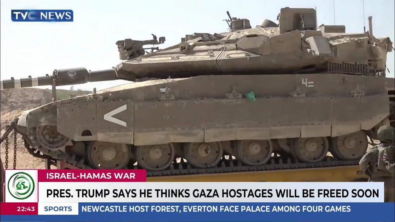 Pres. Trump Says He Thinks Gaza Hostages Will Be Freed Soon