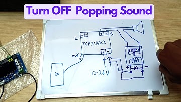 How to Stop TPA31162D Amplifier/Speaker popping sound after Power OFF