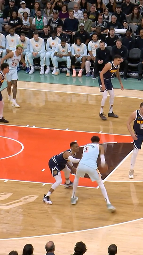 Russ ignites the break after he gets the steal from Wemby!
