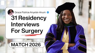 From ERAS to 31 Residency Interviews | My Full Application + Strategy (Part 2)