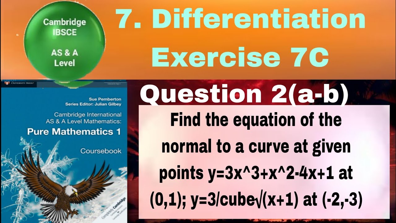 Find The Equation Of The Normal To A Curve At Given Points Y 3x 3 x 2 find-the-equation-of-the-normal-to-a-curve-at-given-points-y-3x-3-x-2