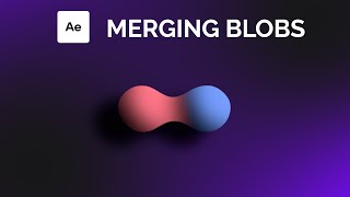 How To Create Merging Liquid Blobs In After Effects #Shorts