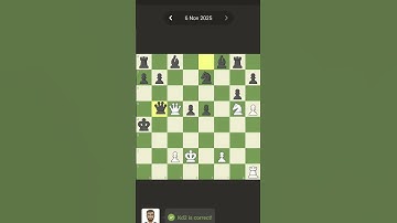 Daily Puzzle November 6th #chess #chessplayer #chessgame #chesscom #chesstraps #chessbaseindia