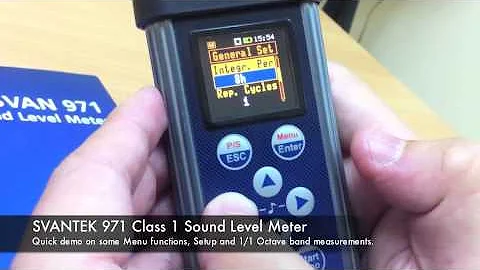 SVANTEK 971 with optional Octave band - Sound Leve...