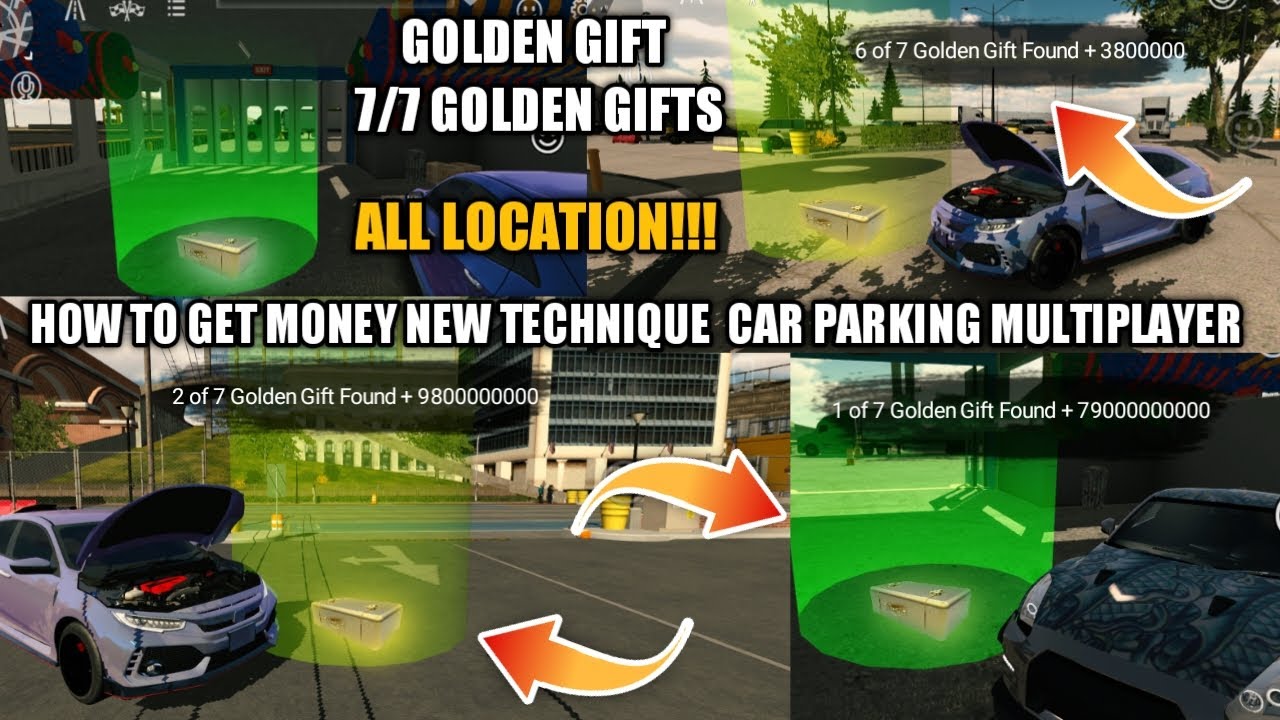 ALL GOLDEN GIFT LOCATION // GIFT LOCATION // CAR PARKING MULTIPLAYER YouTube